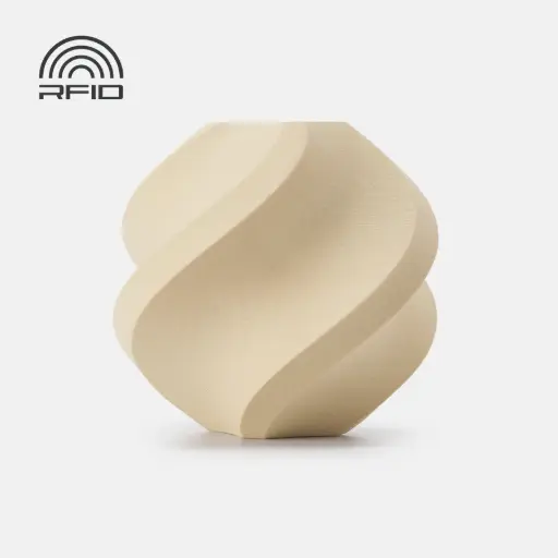 [A16-W0-1.75-1000-SPL] Bambu Lab PLA Wood - Filamento para impresión 3D - 1,75mm (1Kg) – Roble blanco