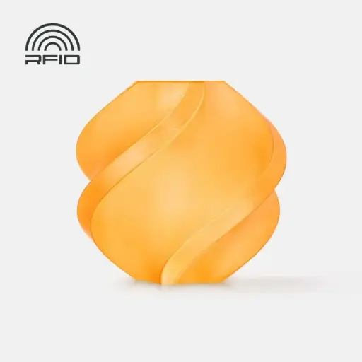 [G01-A0-1.75-1000-SPLFREE] Bambu Lab PETG Translucent Refill - 3D printing filament - 1.75mm (1Kg) – Orange translúcido