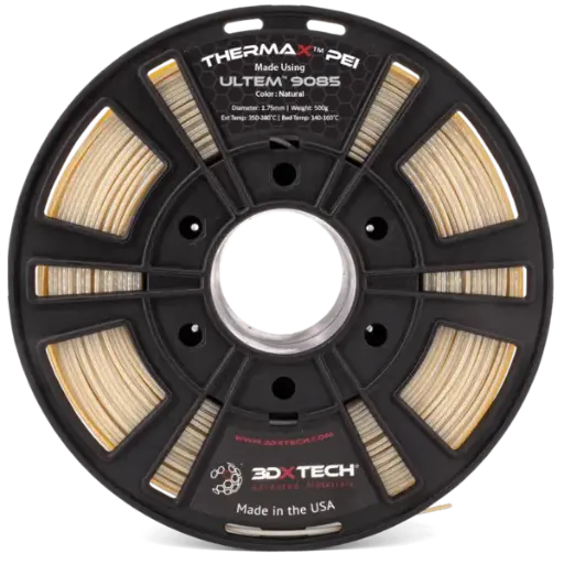[PEI01UN200500NAT0] 3DXTech ThermaX™ PEI 9085 - Filamento para impresión 3D - 1,75mm (500g) – Natural