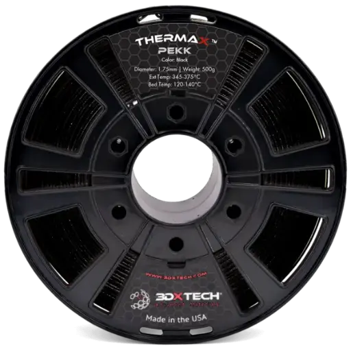 [PKK09UN100500BK01] 3DXTech ThermaX™ PEKK - 3D printing filament - 1.75mm (500g) – Black