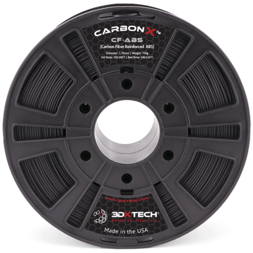 [ABS03CF200750BK00] 3DXTech CarbonX™ ABS+CF - 3D printing filament - 1.75mm (750g) - Black