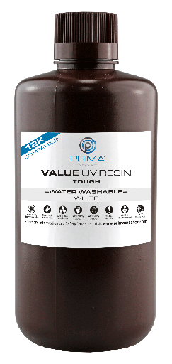 [PV-RTWW-B405-1000-LG] PrimaCreator Value Tough (ABS Like) Water Washable UV Resin - 1kg