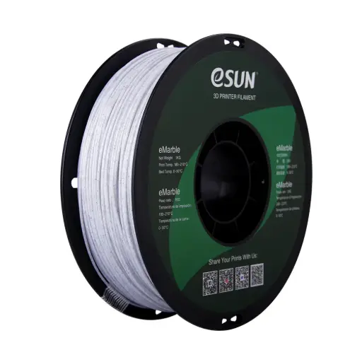 [eMarble-P175N1] eSun PLA -Marble - 3D printing filament – 1.75mm (1Kg) – Natural