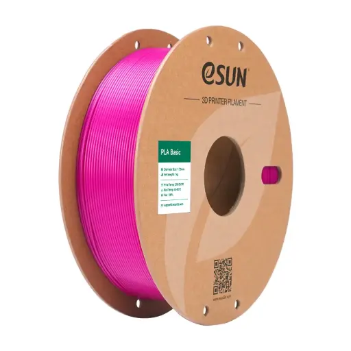 [PLA-Basic175Z1P1] eSUN PLA-Basic - Filamento para impresión 3D – 1,75mm (1Kg) – Morado
