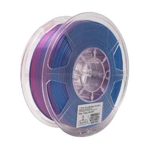 [ePLA-SilkMagic-P175RU1] eSun PLA -Silk Magic - Dual Colors - 3D printing filament – 1.75mm (1Kg) – Red/Blue
