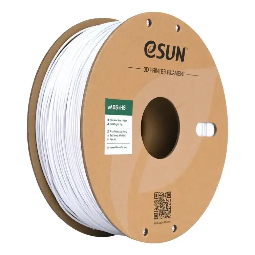 [eABS+HS-P175CW1] eSun eABS + High Speed - Filamento para impresión 3D - 1,75 mm (1Kg) - Blanco frío