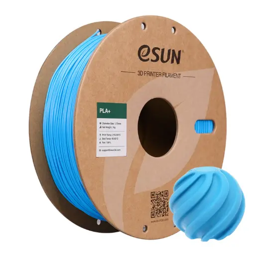 [PLA+P175SU1] eSun PLA+ - 3D printing filament - 1.75 mm (1Kg) - Space Blue