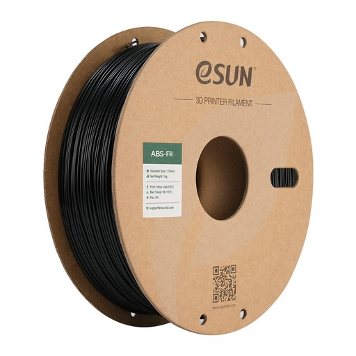 [ABS-FR175B1P1] Filamento eSUN ABS FR - 1.75mm - 1kg - Negro