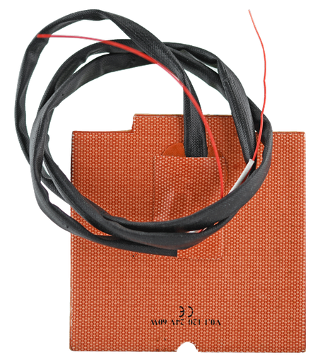 [3D-Rubber heater Arlon12-V01] Arlon Silicone Rubber Heater w/ Thermistor - 120x120 mm