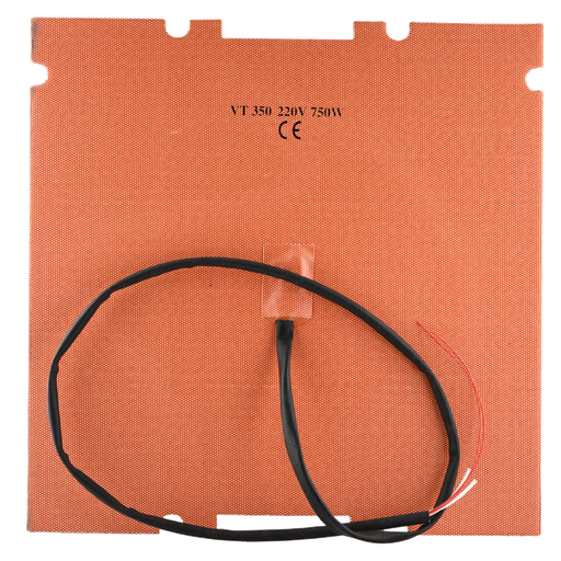 [3D-Rubber heater Arlon35-VT] Arlon Silicone Rubber Heater w/ Thermistor - 350x350 mm