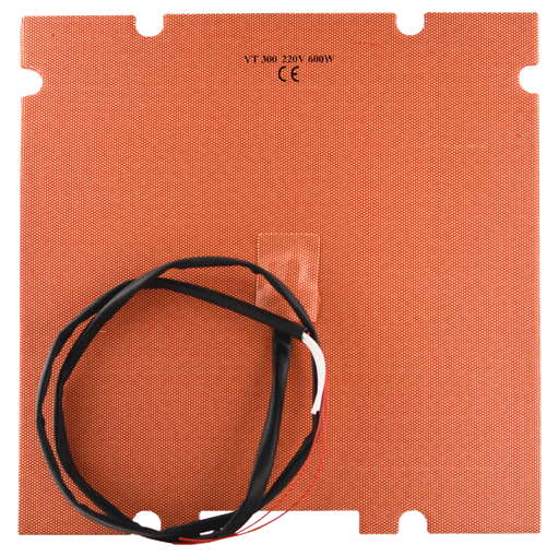 [3D-Rubber heater Arlon30-VT] Arlon Silicone Rubber Heater w/ Thermistor - 300x300 mm