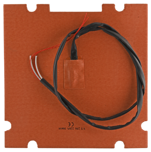[3D-Rubber heater Arlon25-VT] Arlon Silicone Rubber Heater w/ Thermistor - 250x250 mm