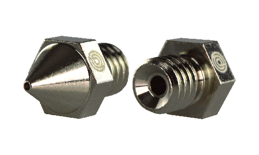[PC-NSP-08NPCx1-PRO2] PrimaCreator Raise3D Pro2 Boquilla de cobre niquelado 0,8 mm - 1 ud.