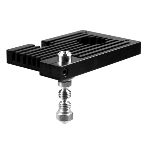 [M2561-04] Micro Swiss - Hotend totalmente metálico de 0,4 mm con bloque de refrigeración SLOTTED para Duplicator 6