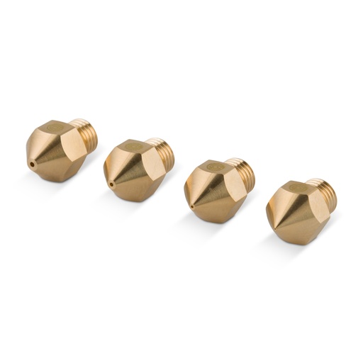 [PC-NMP-2468B-CR10SP] PrimaCreator CR-10S Pro Mixed Size Brass Nozzle - 4 pcs (0.20 mm/0.40 mm/0.60 mm/0.80 mm)