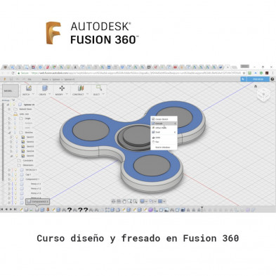 cursos formacion diseño y fresado con fusion 360 en toledo